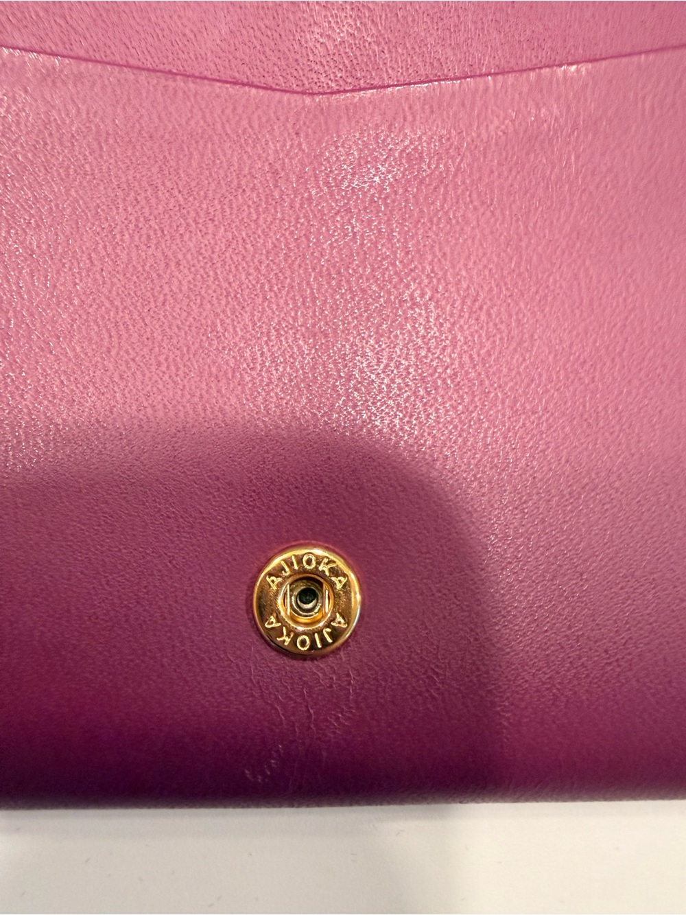 Yves Saint Laurent Embossed Logo Leather Wallet - Deep Berry/Purple - Picture 4 of 14